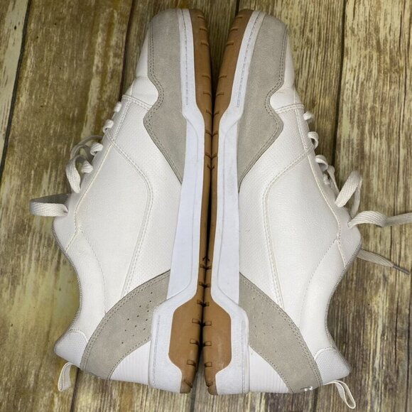 FUBU Streetwear Mens Half Court Sneakers White and Grey Size 12 - Picture 5 of 9